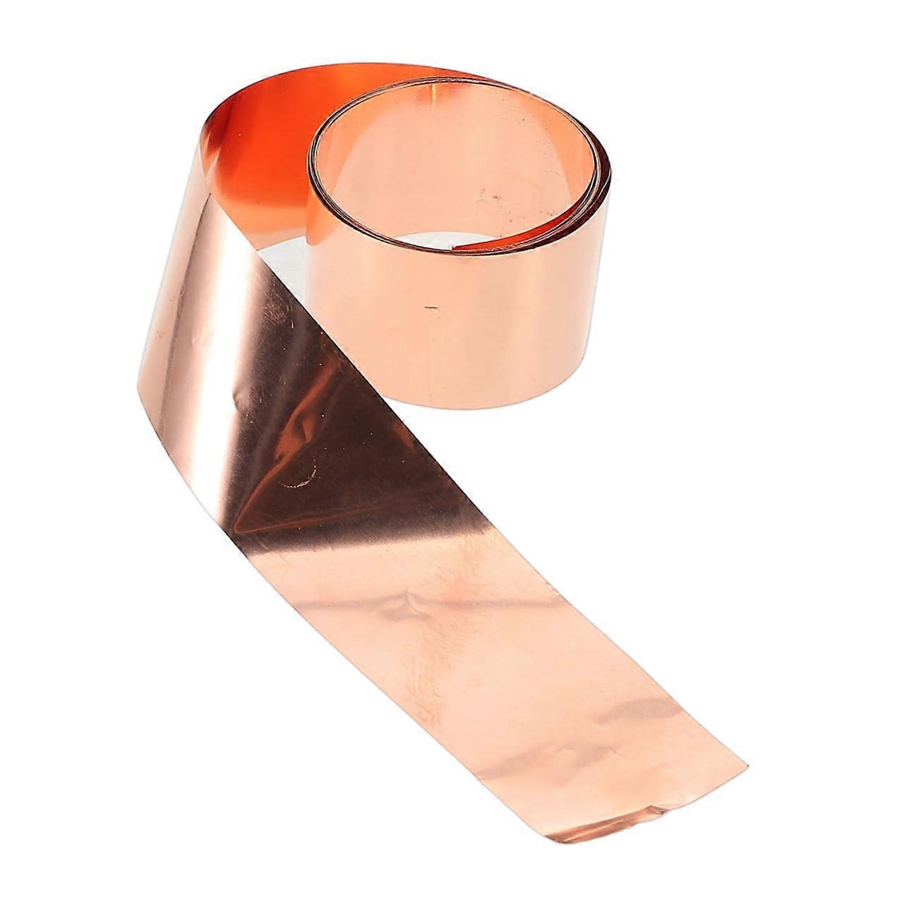 Electrical Repairs Pure Copper Foil Roll Flexible Copper Tape Sheet Foil Electronics Ref: 9733