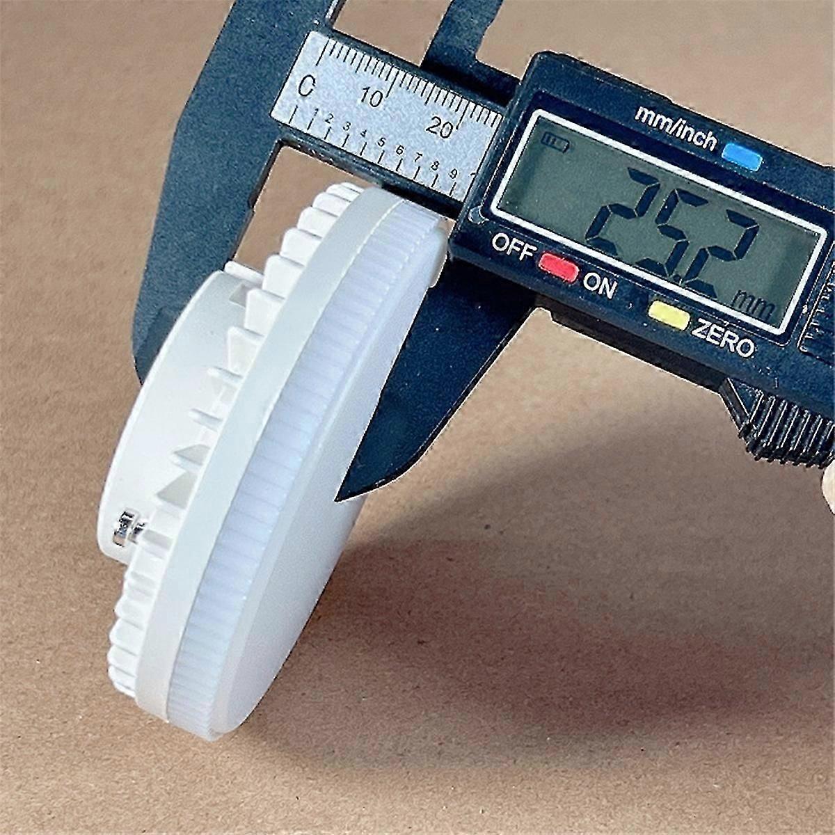 10PC LED Flush Mount Ceiling Light 9W GX53 Base Energy Efficient Easy Install suitable for Cabinets, Ceilings