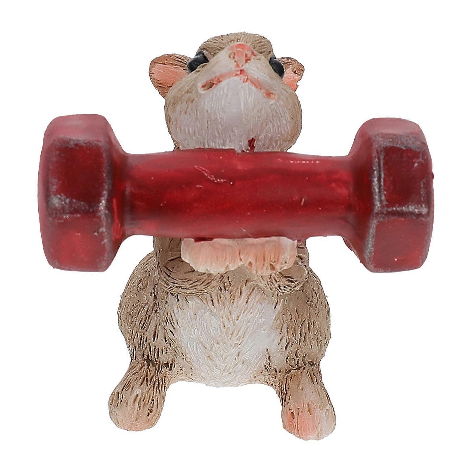 Cute Squirrel Micro Decoration for Flower Pots – Whimsical Resin Ornament for Home, Office & Garden Landscape Decor