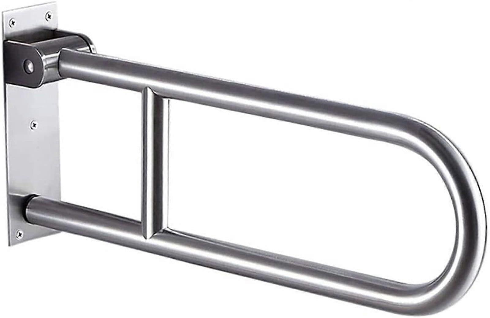 Anti Slip Handrails for Bathroom, Shower Folding Armrest Toilet Support, Adjustable Size, Durable Material, White