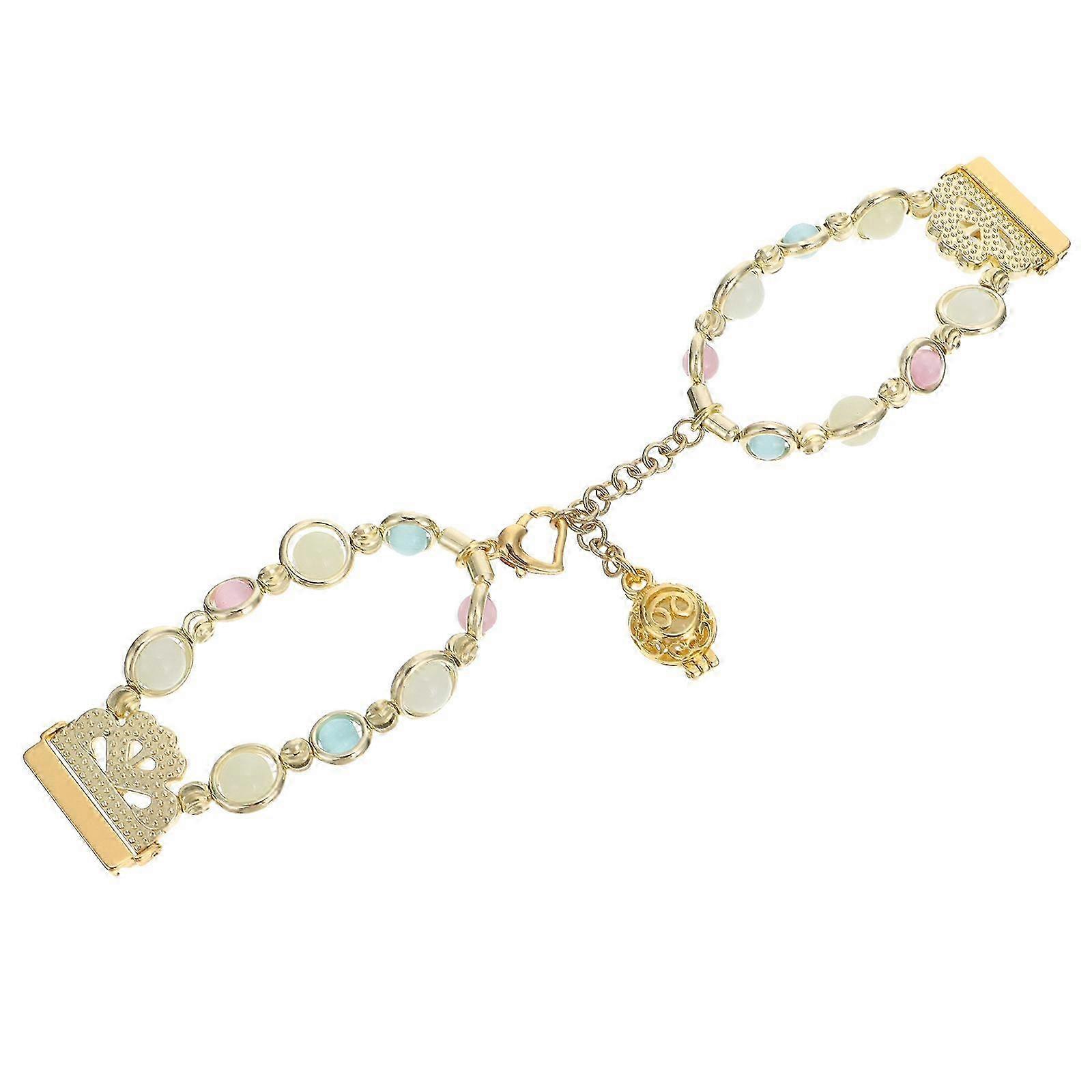 快適なリストバンド、錆びずスタイリッシュで現代のスマートウォッチにぴったり17.5x2.5cmゴールデンSZRH A-DS