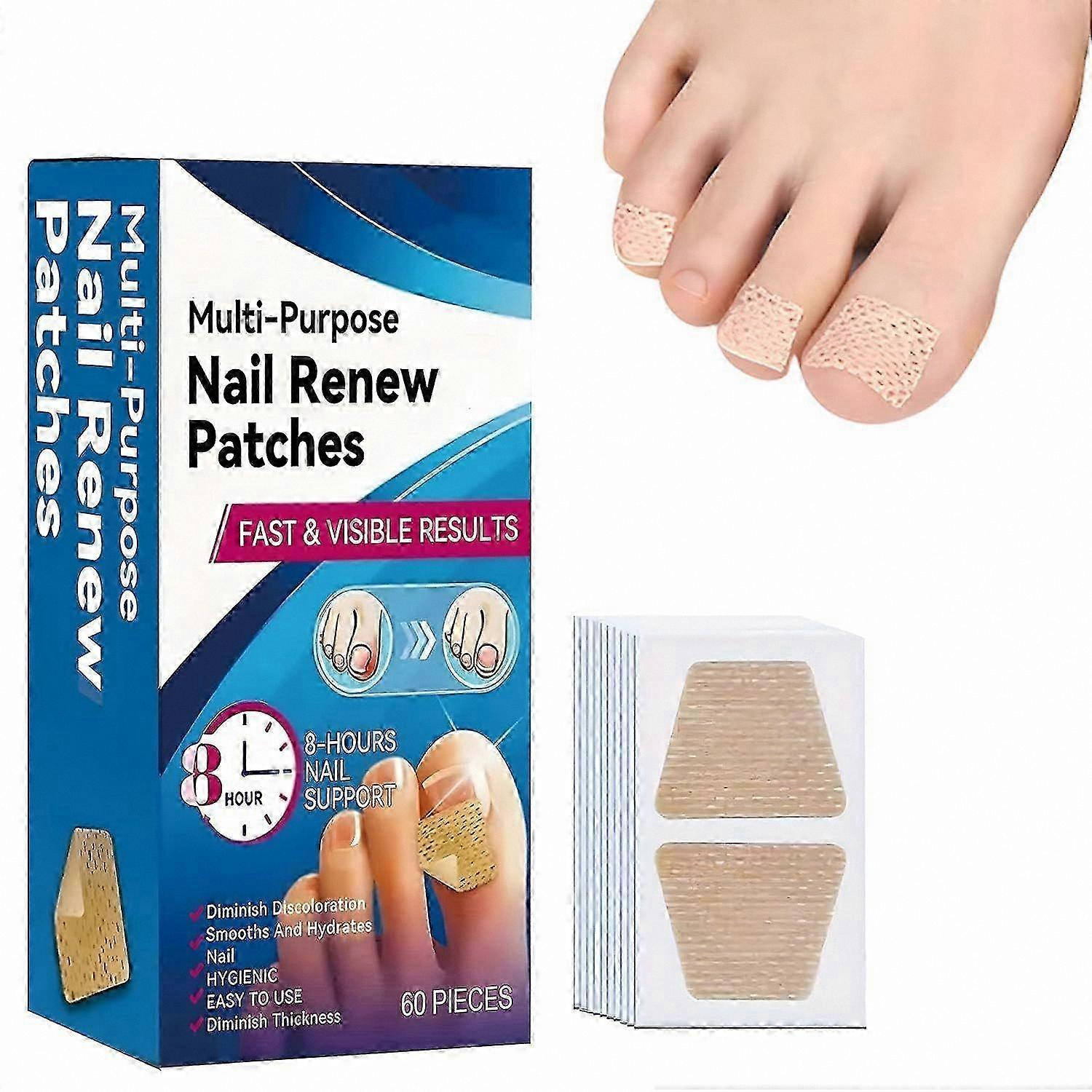 Repair Patch for Nails, Toenail Care Plasters, Solution for Damaged and Discolored Nail Appearance
