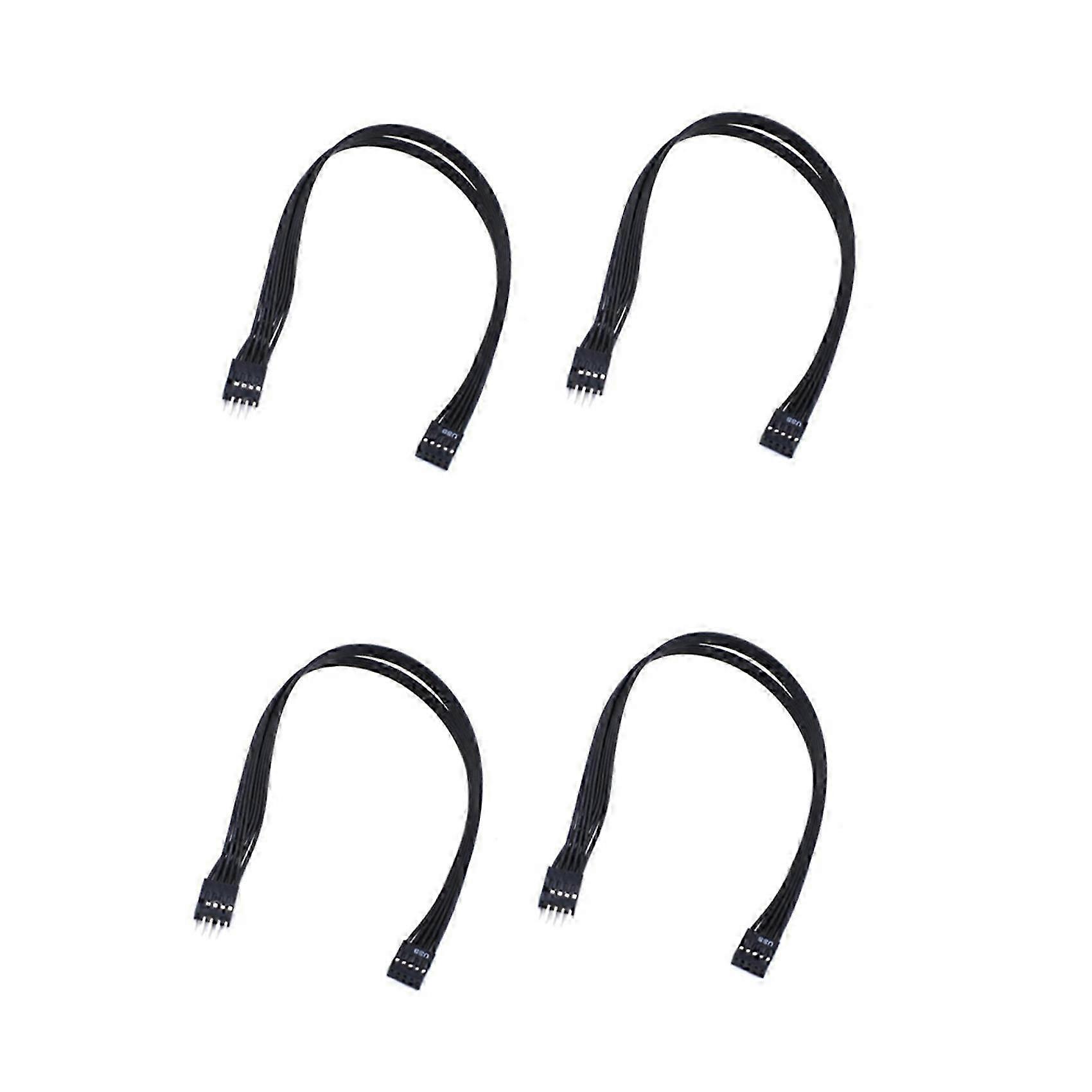 Mainboard USB 2.0 9Pin Male to Female Extension Cable - 30cm Data Cord Line for Enhanced Connectivity