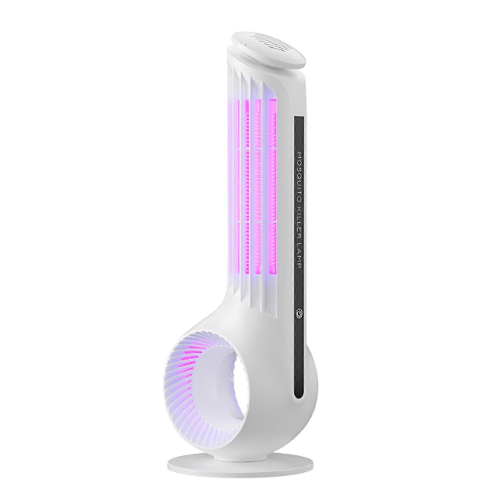 Dual Mode Mosquito Lamp USB Type-C Rechargeable Lithium Battery Indoor Outdoor Safe Compact Design White