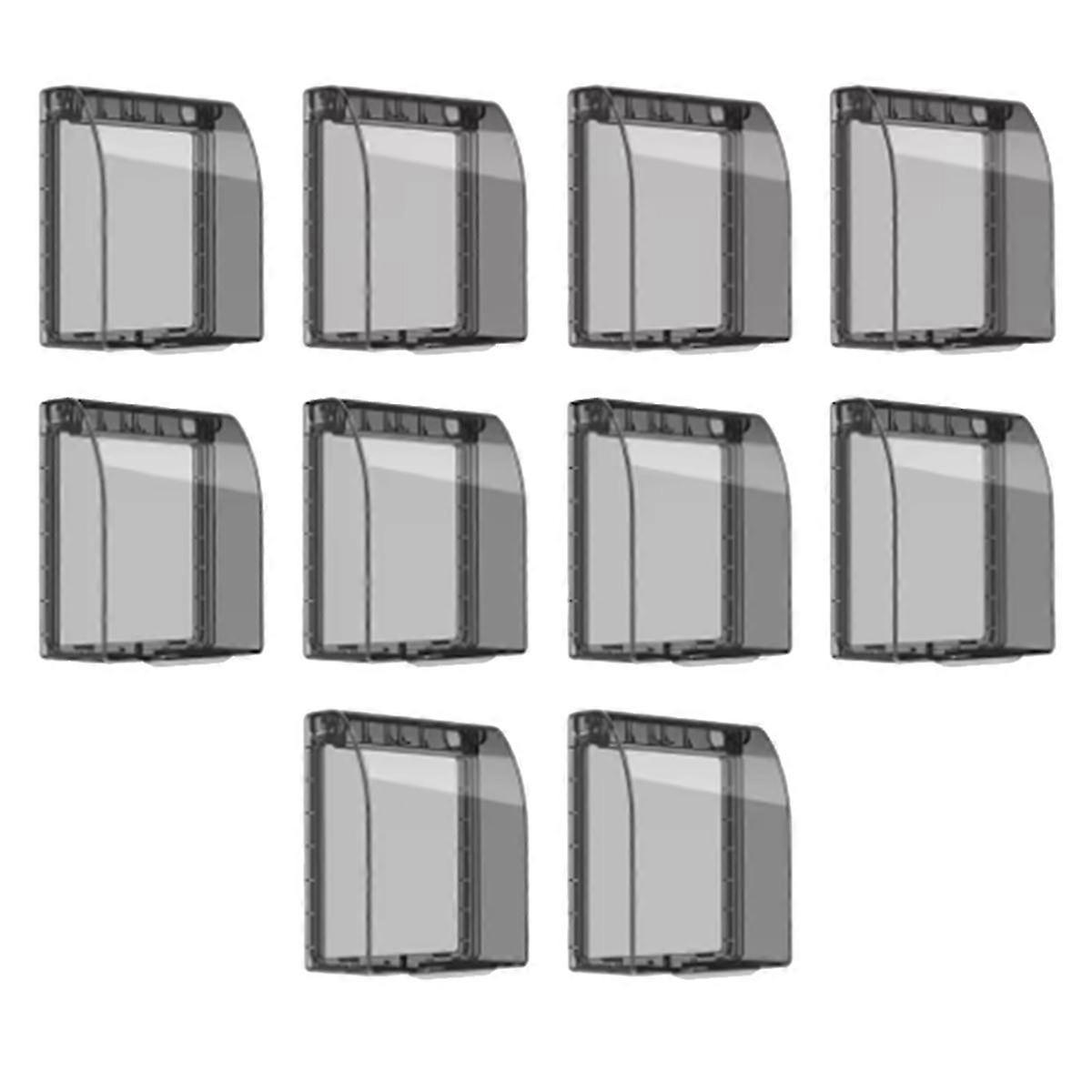 Universal 86 Type Wall Socket Waterproof Box Transparent Plate Switch