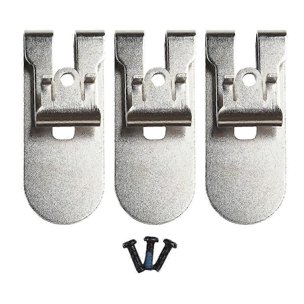 3 قطع N435687 طقم مشبك حزام مع مسامير لمفك المثقاب N435687 DCF620/DCF620B DCF622 للتجفيف