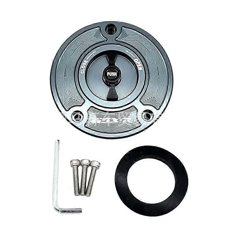 Quick-release fuel tank cap, CNC material quick-release design, suitable for Suzuki GSXR600/750, vehicle modification