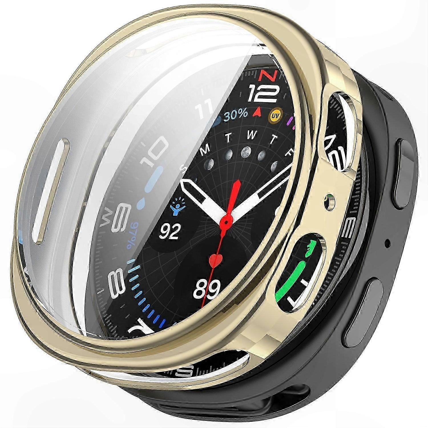 40mm Durable Watch Case with Full Coverage and Scratch-Resistant TPU for Wrist Devices