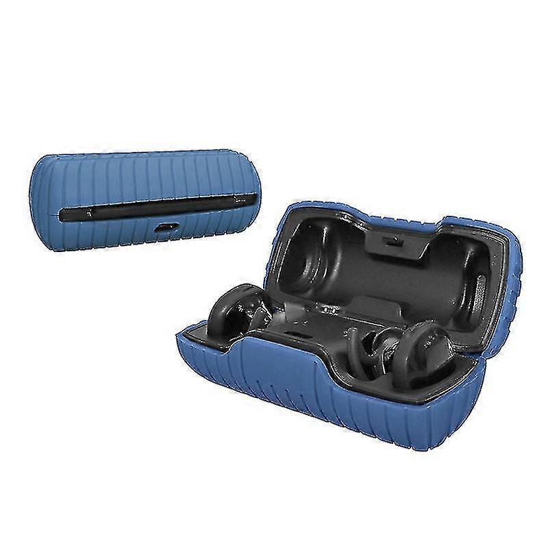 Suitable For Bose Soundsport Free Wireless Bluetooth Headset Cartoon Soft Silicone Protective Case - Blue