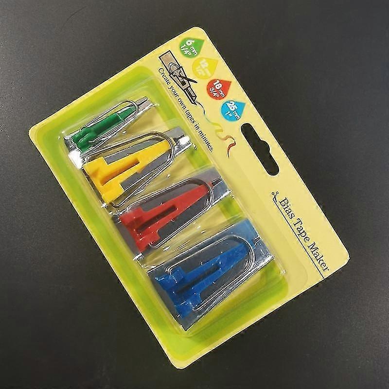 Bias Binding Devices,Sewing Bias Tape,Various Size Fabric Strips for Making Width 6mm 12mm 18mm 25mm
