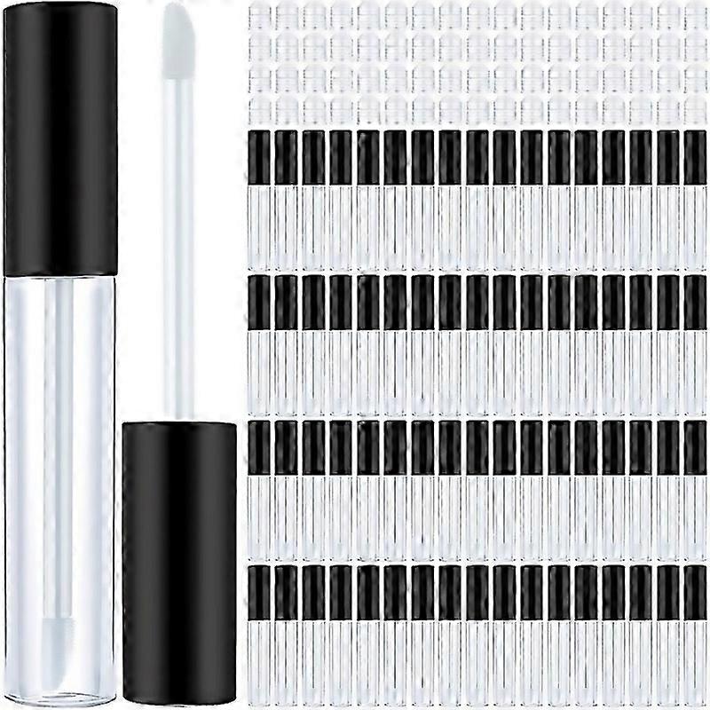 For 100 Pcs 10 Ml Empty Lip Gloss Tubes Clear Mini Refillable Lip Balm Gloss Containers Bottles Plas