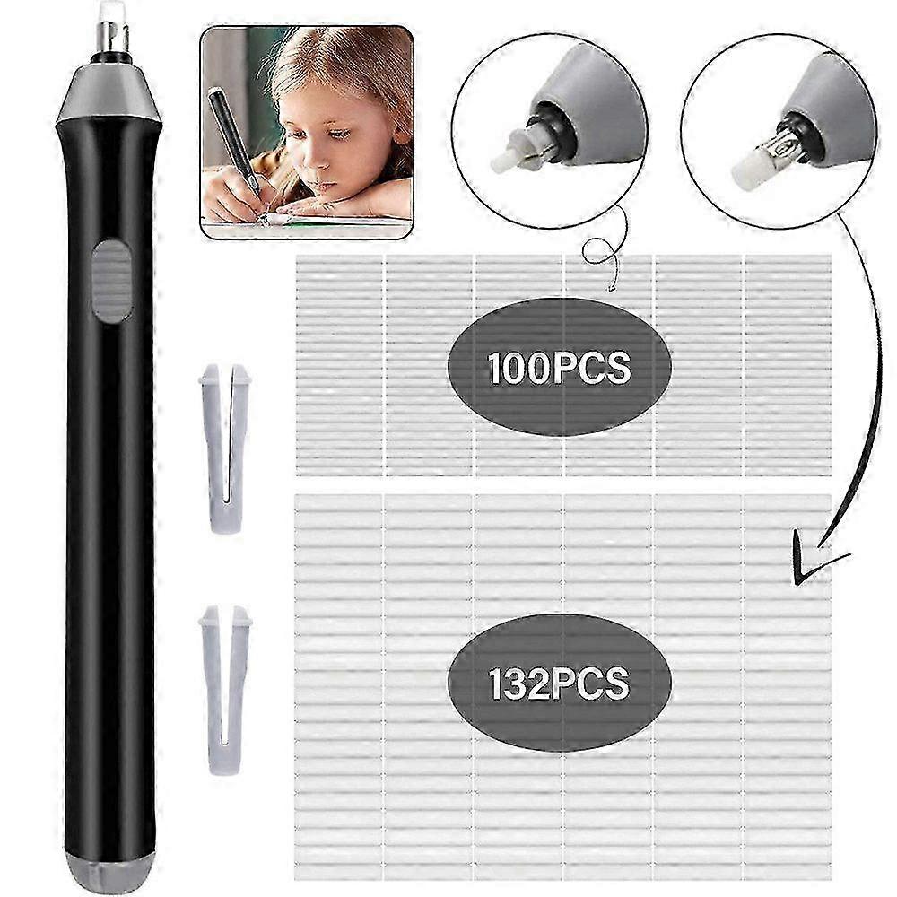 Precise Electric Eraser Correction Tool with Refills for Accurate Cleaning Results