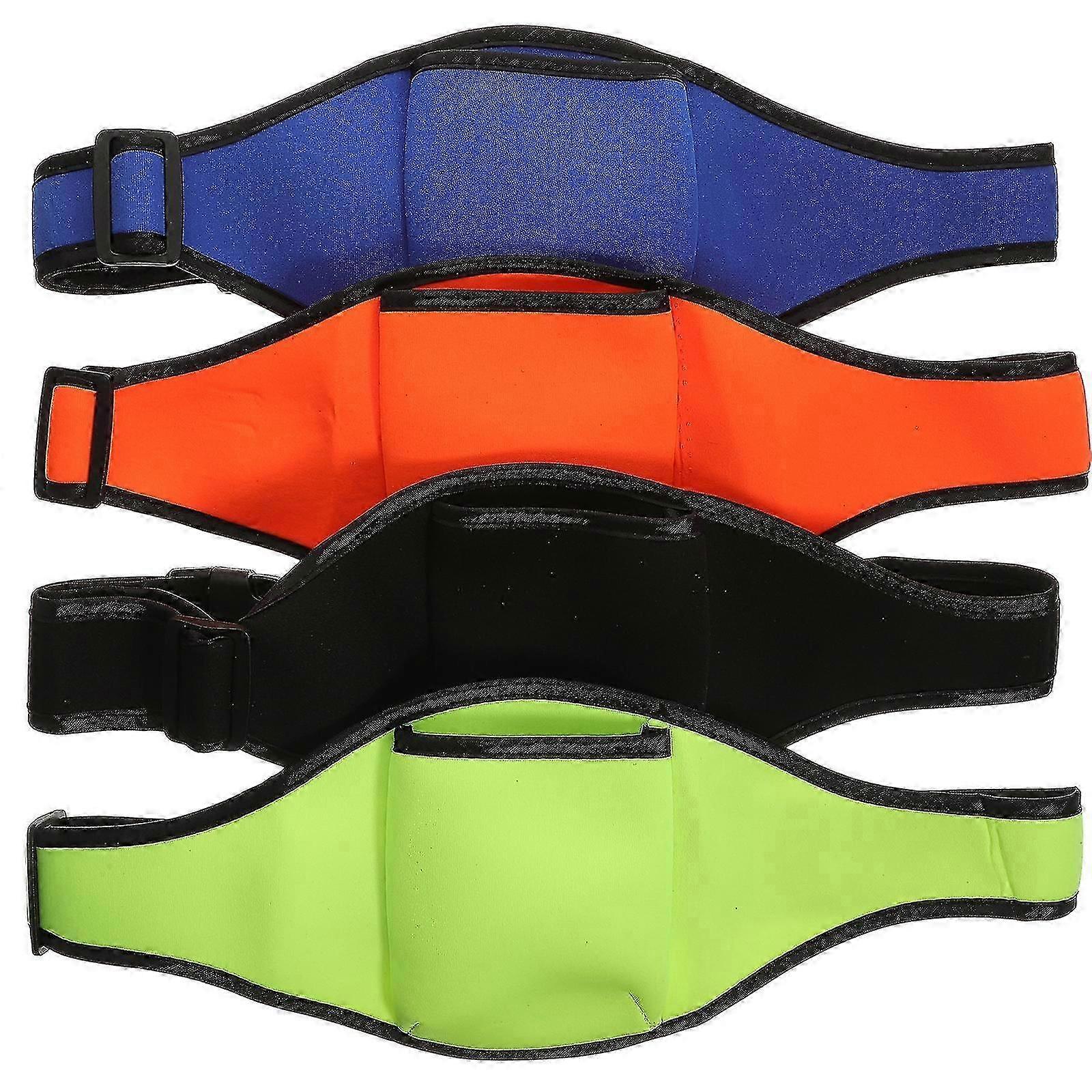 4 PC Micrófonos inalámbricos Accesorios de micrófono Instructor Micrófono Cinturón Micrófono Cinturón de cintura Cinturón de aislamiento Conjunto