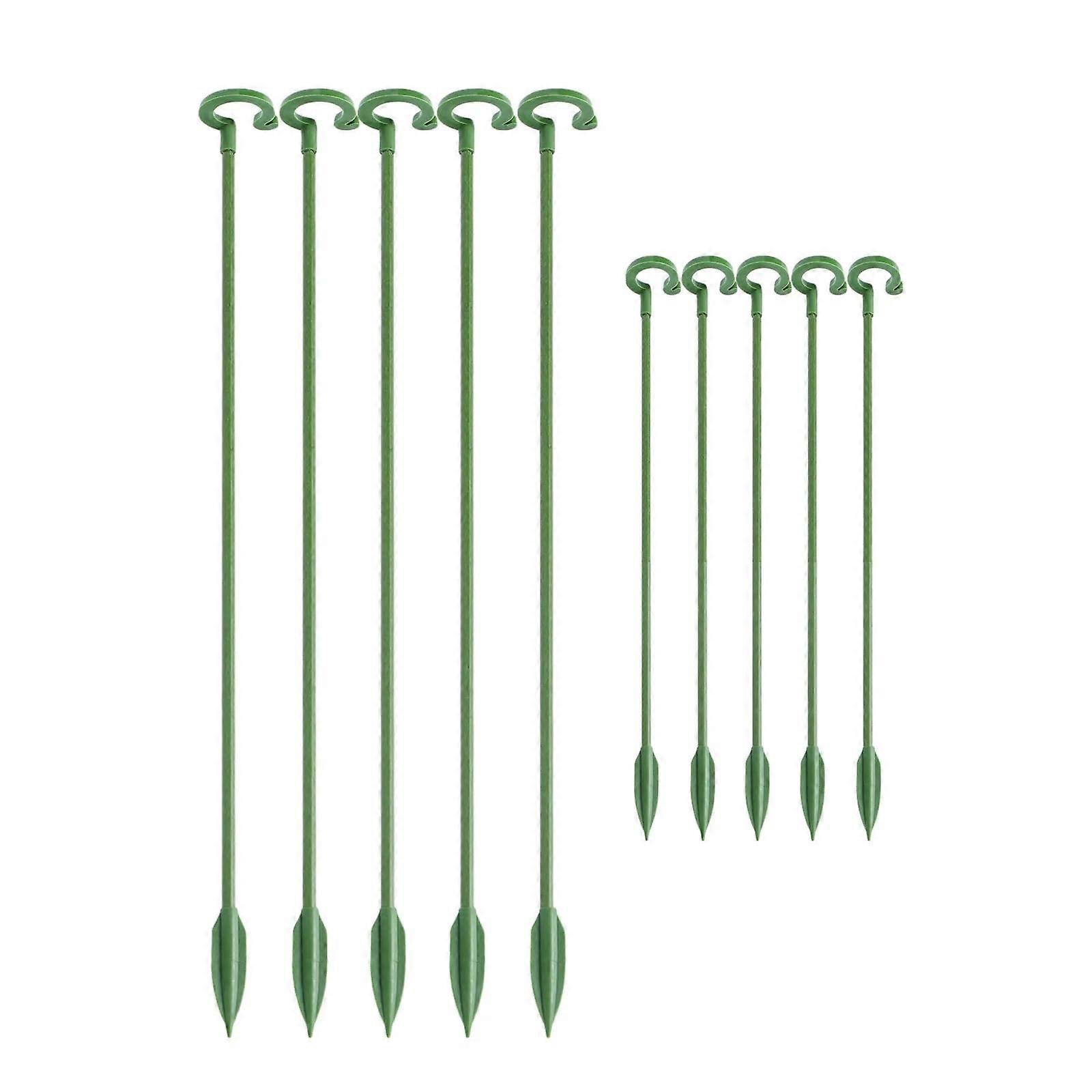 植物夹塑料植物支架 5/10/20 件花架可重复使用固定工具,适用于蔬菜架支架 37 厘米