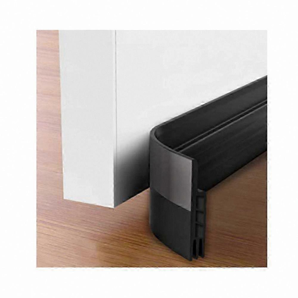Door Sweep Weather Stripping with Strong Adhesive for Draft Blocking and Insulation, 2-Pack