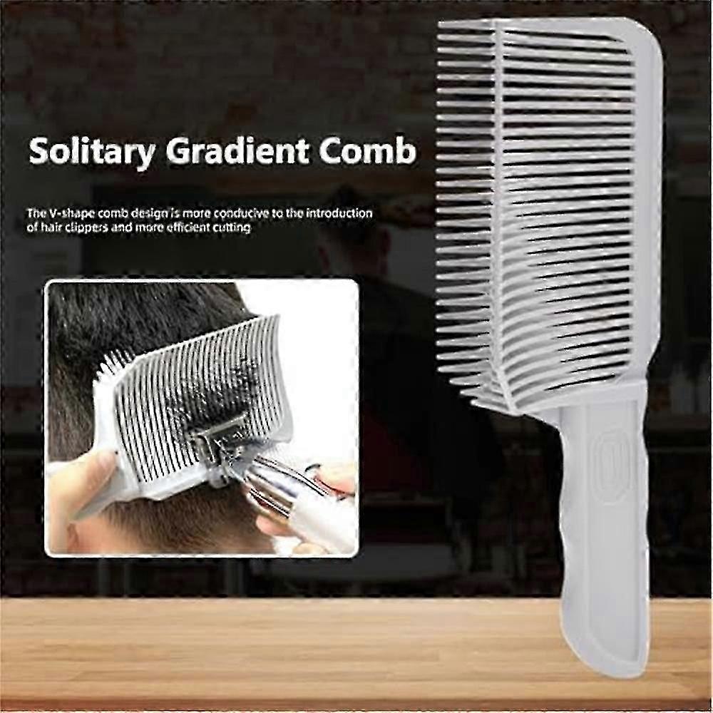 Professional Barber Fade Combs For Salon Hairdressing, Hair Cutting Comb Curved Positioning Clipper Comb Tools For Men Salon Barber Or At Home