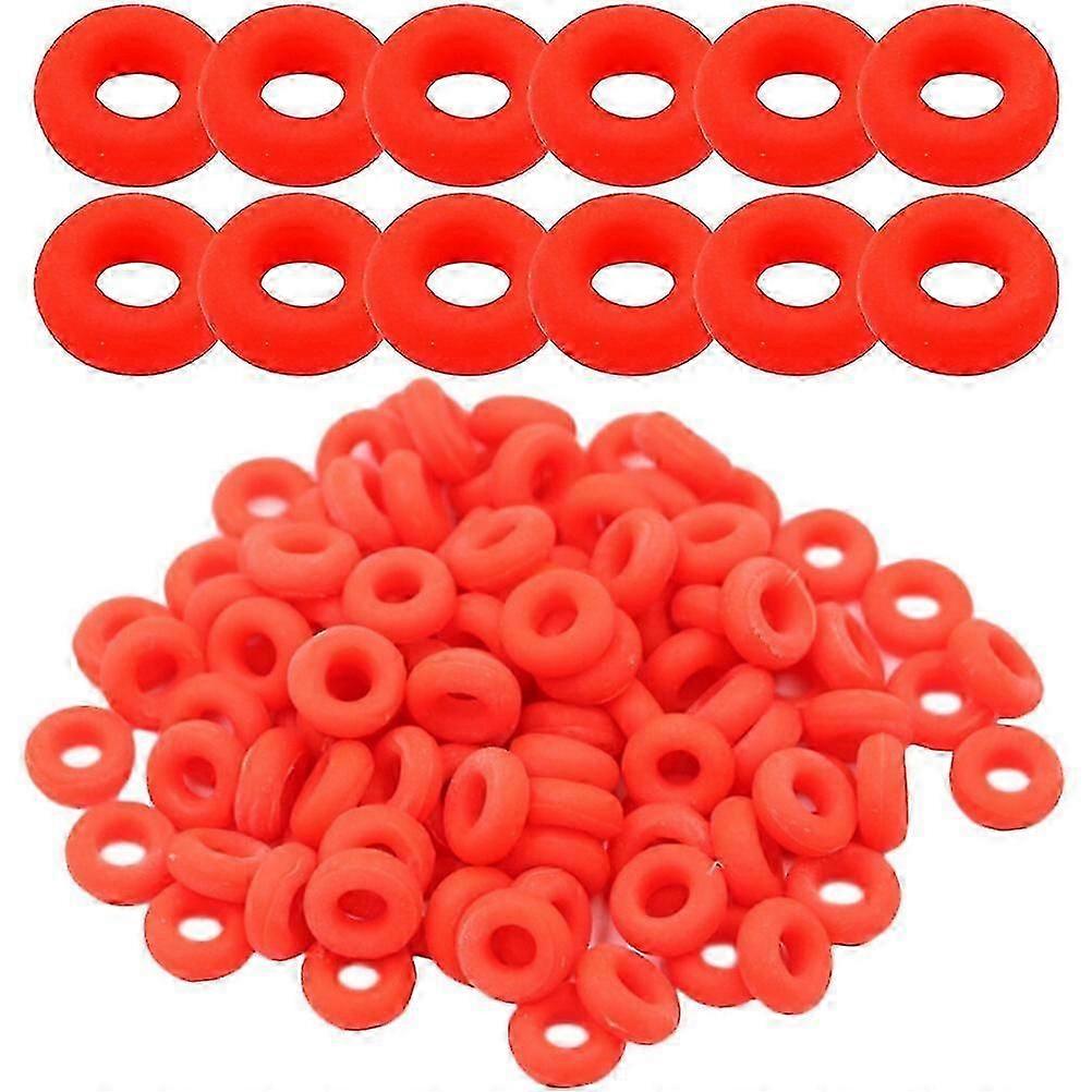 100pcs Pig Cattle Sheep Cutting Tail Rubber Rings High Elastic Castrating Rings
