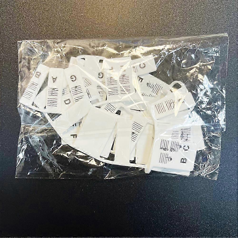Removable Piano Keyboard Note Labels for Beginner Piano Notes Guide 61/88-Key 2025