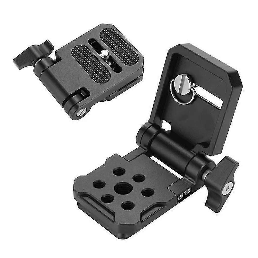 Folding Camera L Bracket Vertical Horizontal Switching Quick Release Plate Monopod Stabilizer Acces