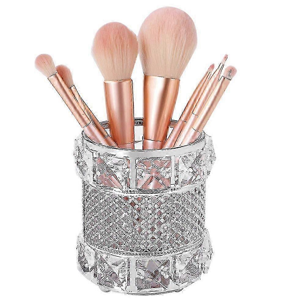 Crystal Cosmetic Display Organizer,makeup Brush Holder,storage Case 2025