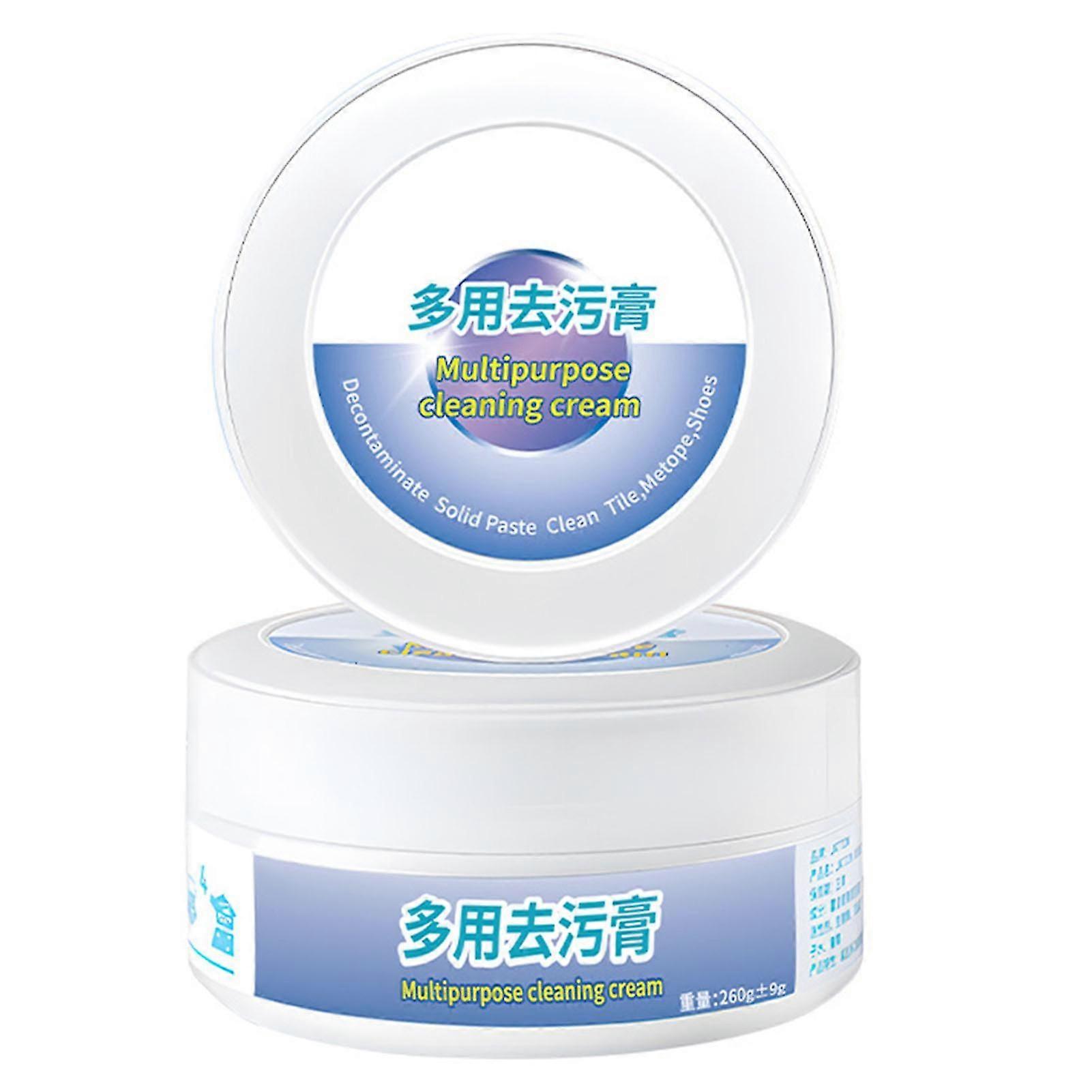 260g Lemon Cleaning Cream Mild High-efficiency Washing Oil for Shoes