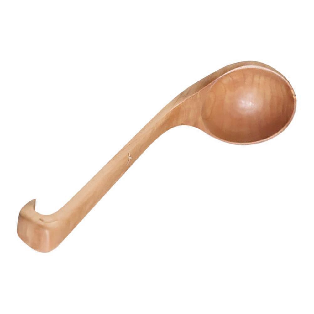 3Pcs Wooden Soup Ladle for Cooking Kitchen Use Japanese Long Handle Serving Spoon