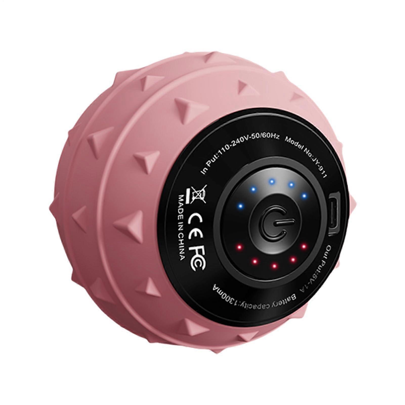 Massager Ball for Muscles Hand Massager Deep Tissue Tool SkinFriendly, Compact Design for Shoulder Recovery, Pink