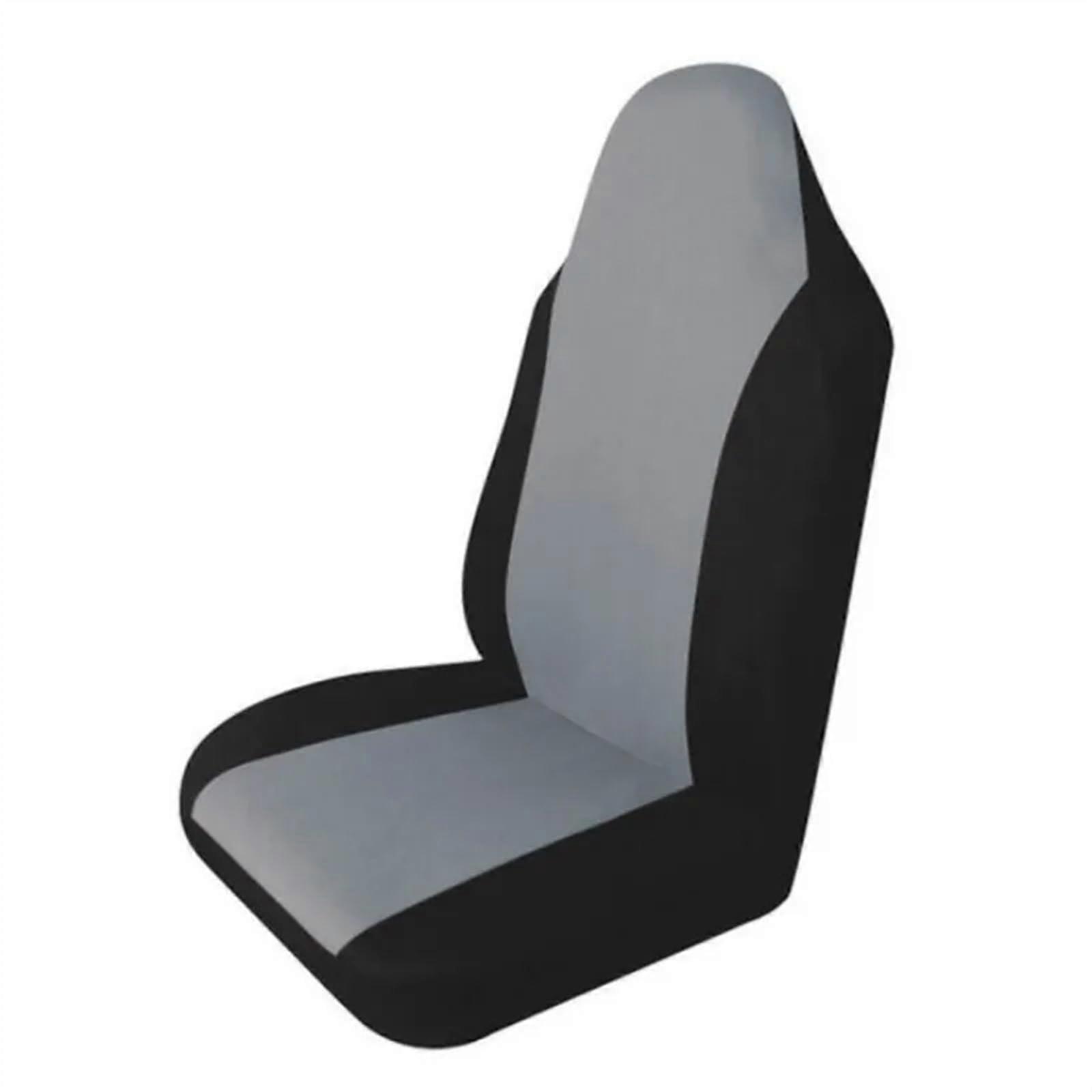 Car Seat Cover OnePiece Universal Fit DoubleMesh Cushion Protector Grey For Most Cars