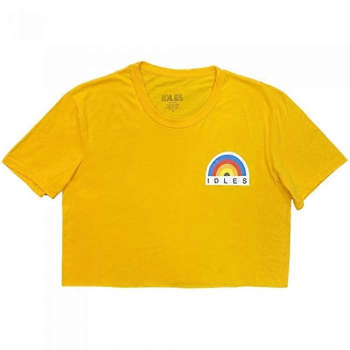 Idles Womens/Ladies Rainbow Crop Top