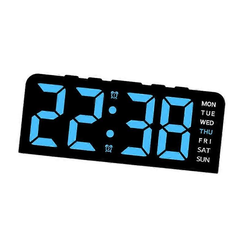 Digital Alarm Clock Versatile Arabic Numerals LED Clock for Office Home Desk