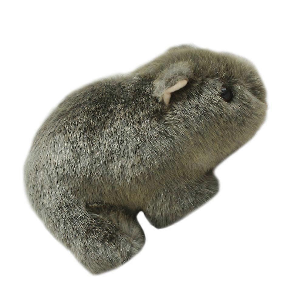 Plush Guinea Pig Toy Stuffed Decorative Brown 7.1×3.9×2.0in 1Set