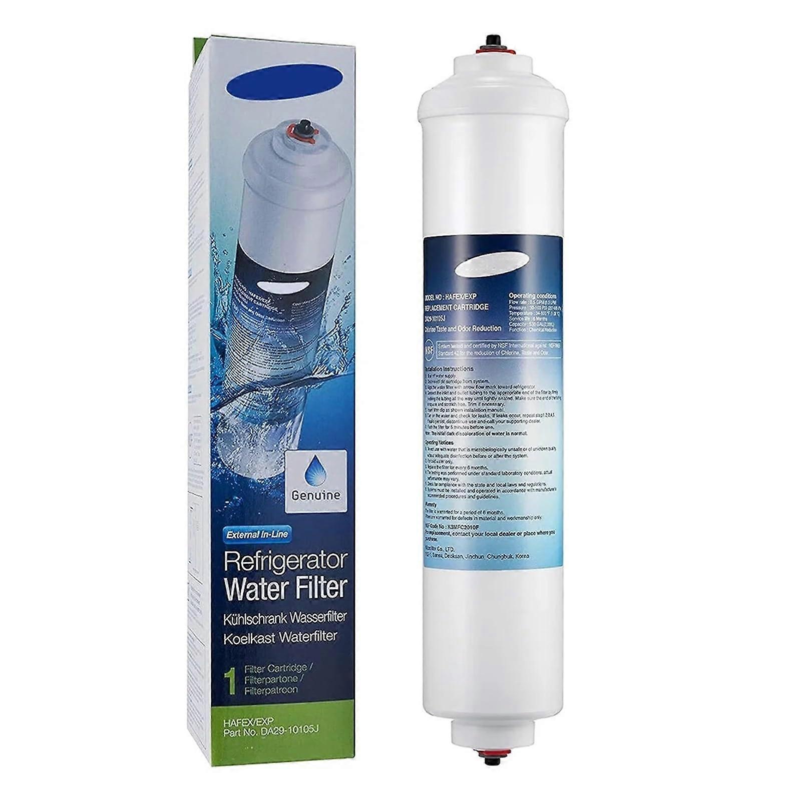Refrigerator Water Filter DA2910105J WSF100 Compatible With Samsung LG 5231JA2010B GE GXRTQR 1 Pack