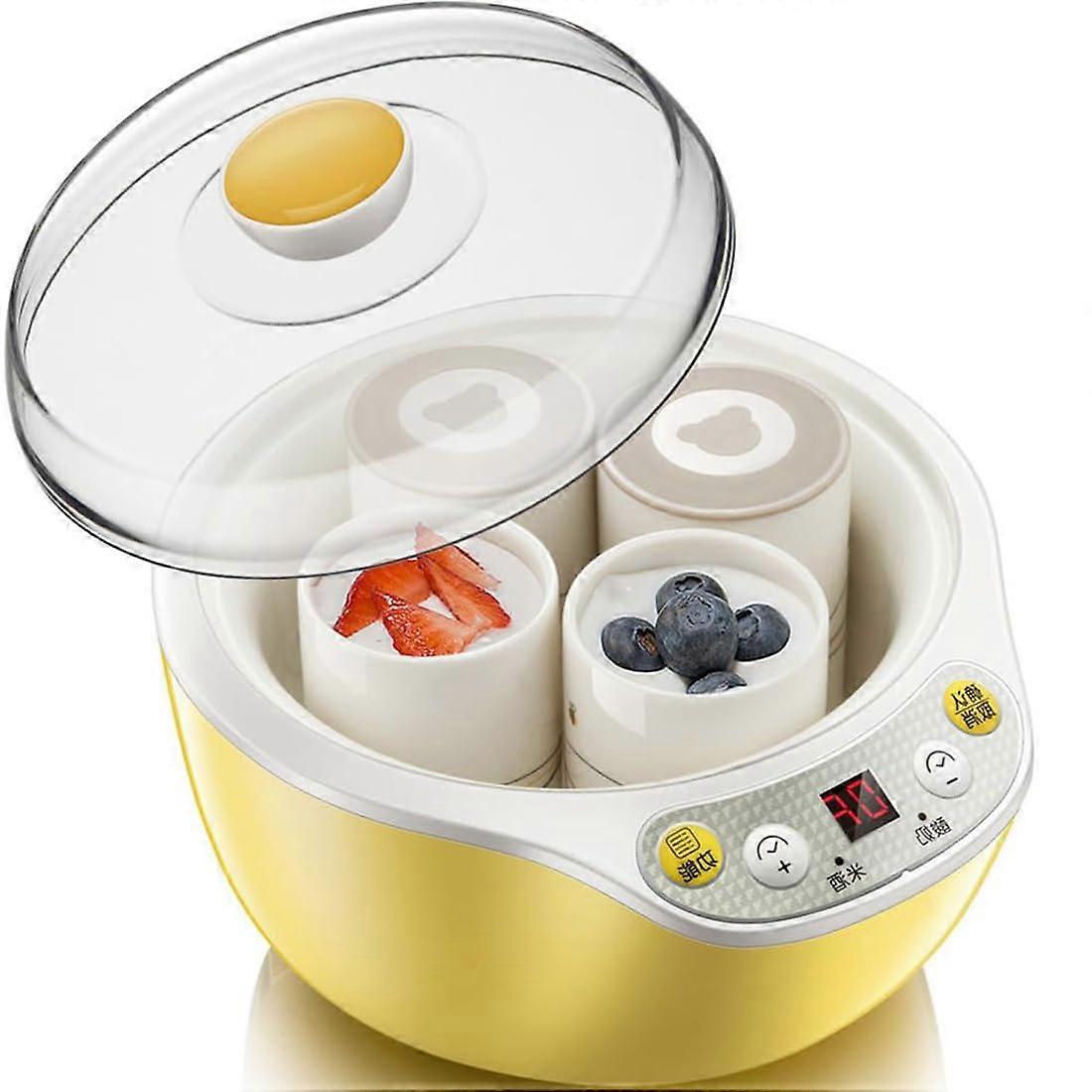 Automatic Small Ceramic Homemade Mini Rice Wine Machine Automatic Yogurt Maker Natto Fermentation DIY Yogurt Tool