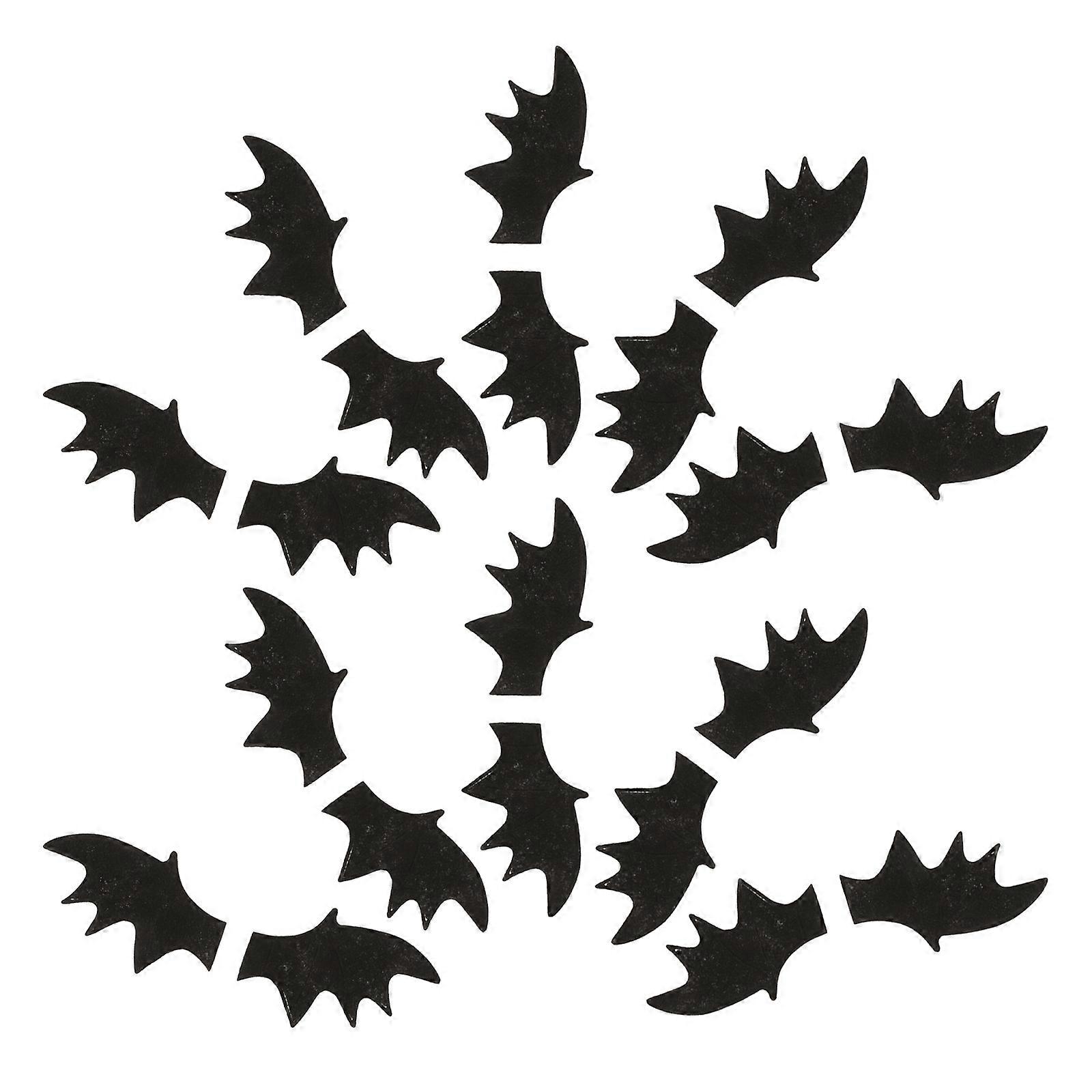 DIY Bat Wing Mini Embellishment for Craft Projects 50Pcs Black