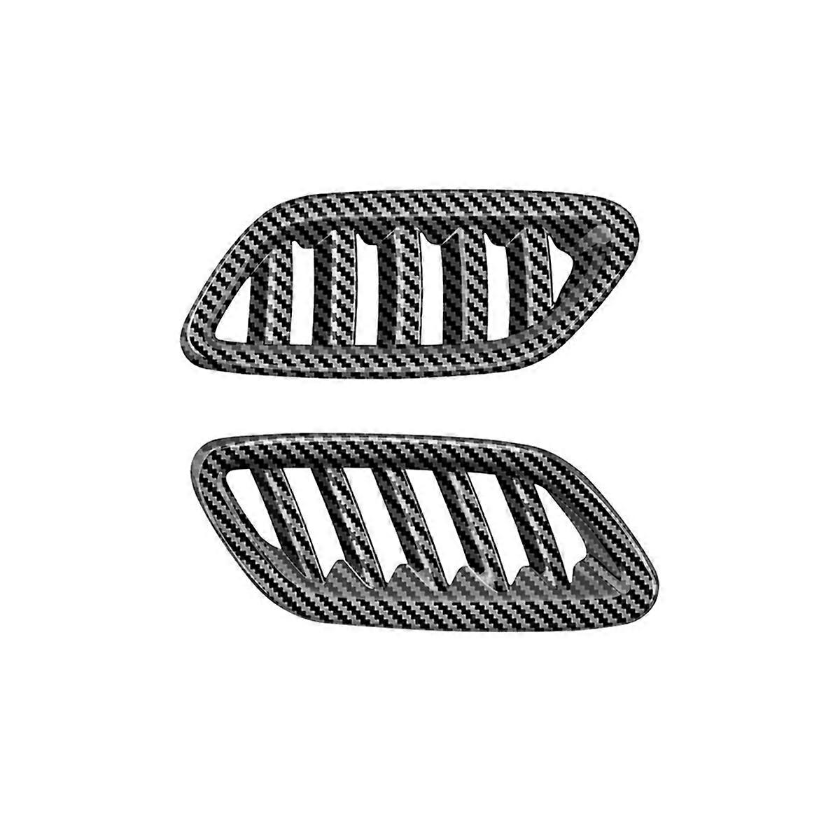 Car A/C Outlet Frame Cover Trim for Carbon Fiber Pattern