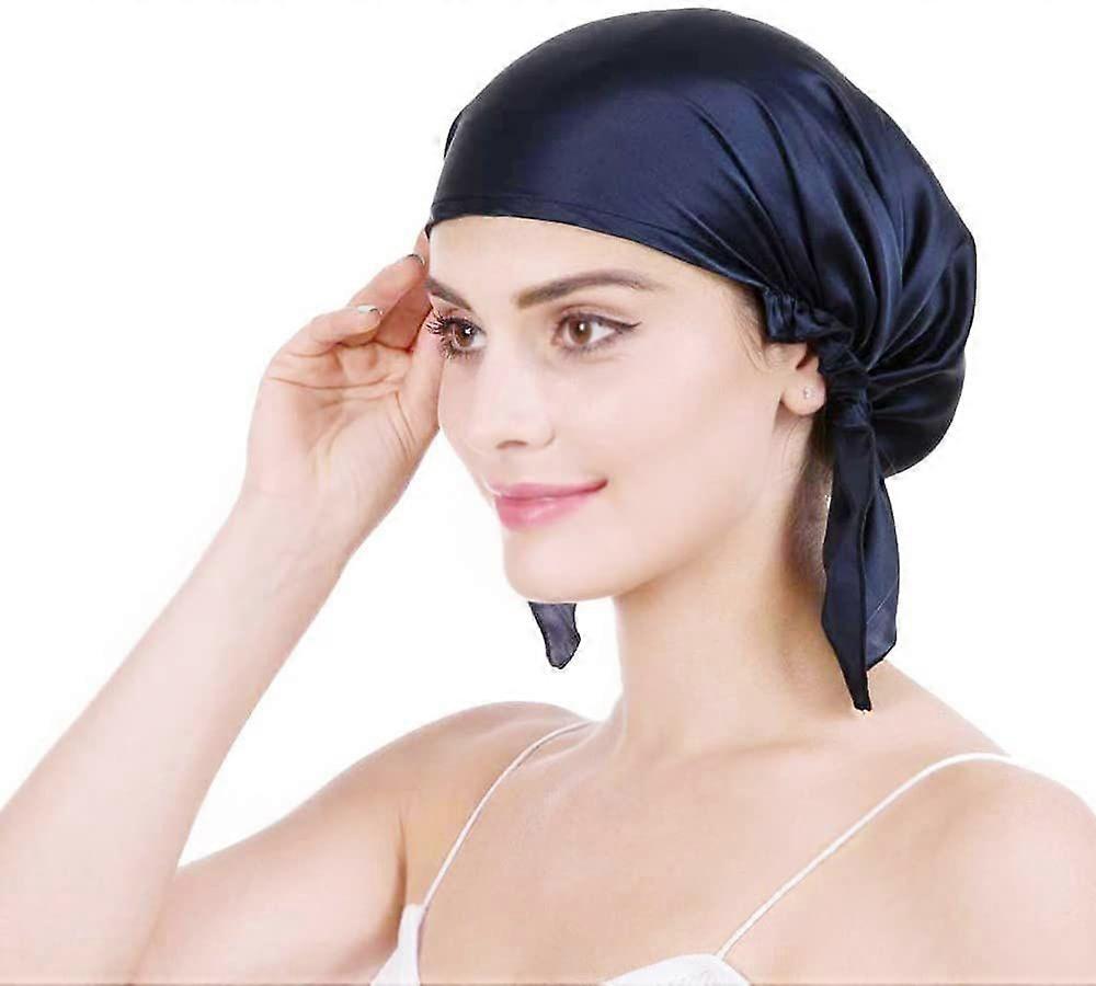 Soft silk shower cap