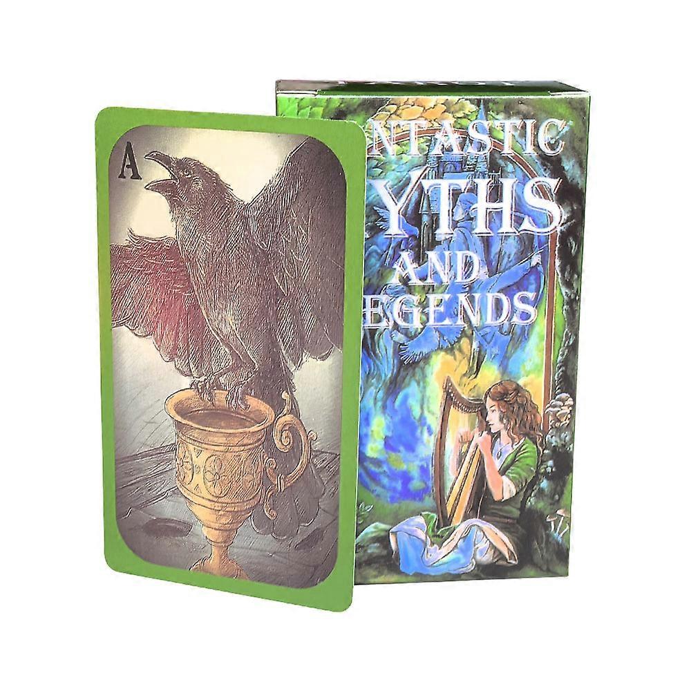 Hot Selling Fantastic Myths Tarot Leisure Entertainment Card Family Gathering Divination Deck Tarot Board Playing Card Game