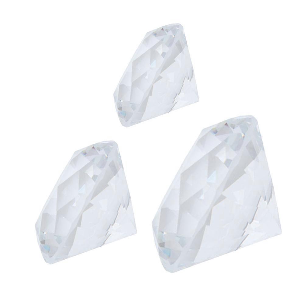 Diamond Decor Crystal Diamond for Decoration Use 3Pcs Pack