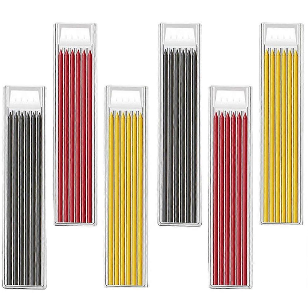 Construction Carpenter Pencils Refills for Woodworking 72Pcs Durable Lead
