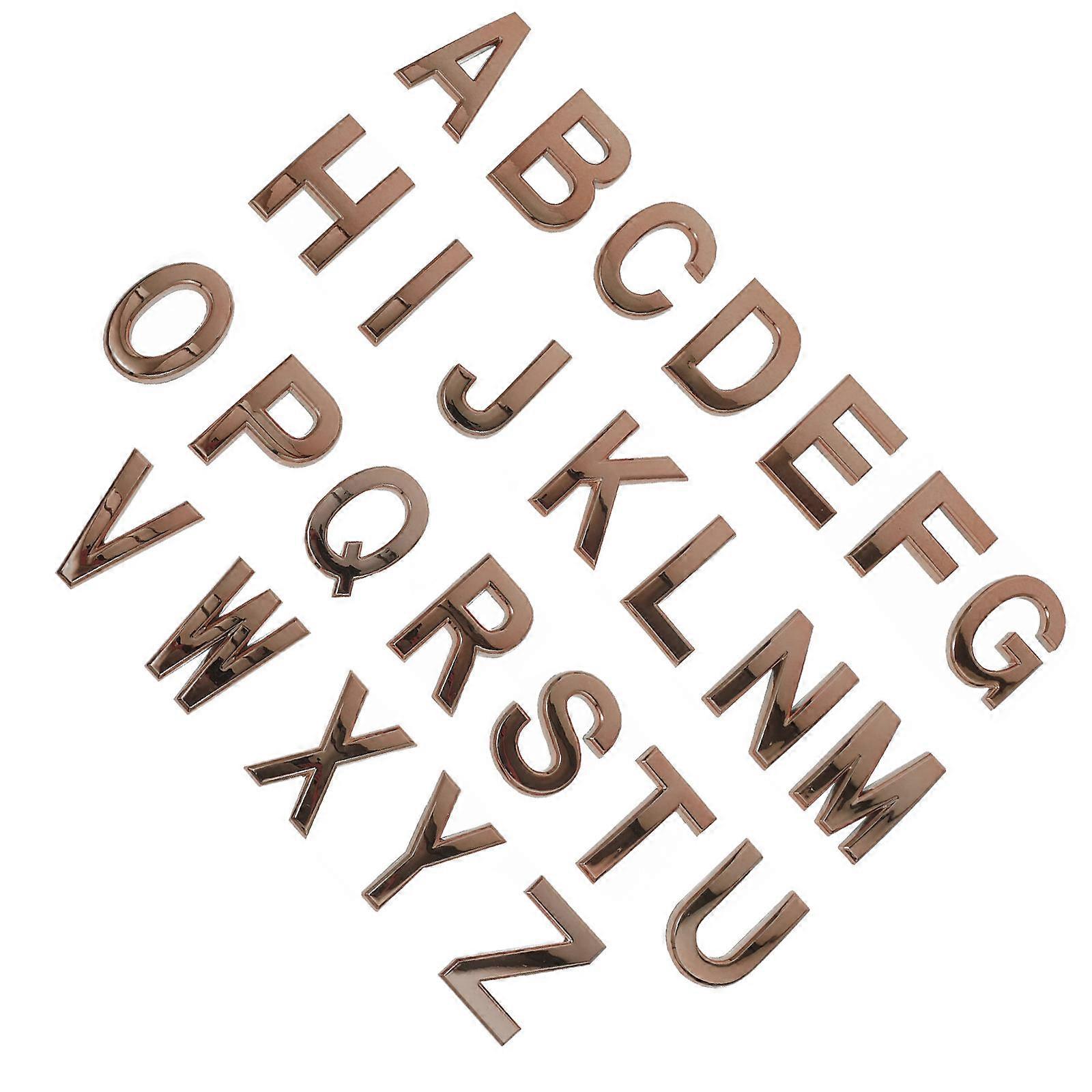 Alphabet Sign Door Letters for Home Use 130Pcs Adhesive Set