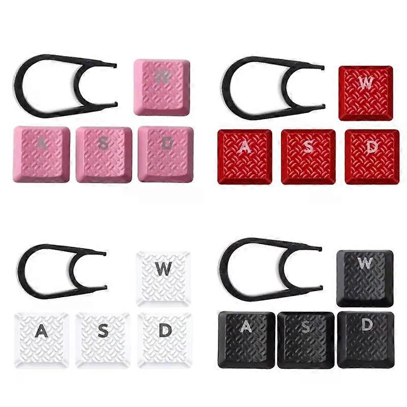 DIY Custom Keyboard WASD Key 4Pcs Backlit GL Tactile Switch Keycap w/ Texture Non-slip Cover for G913 G915 G813