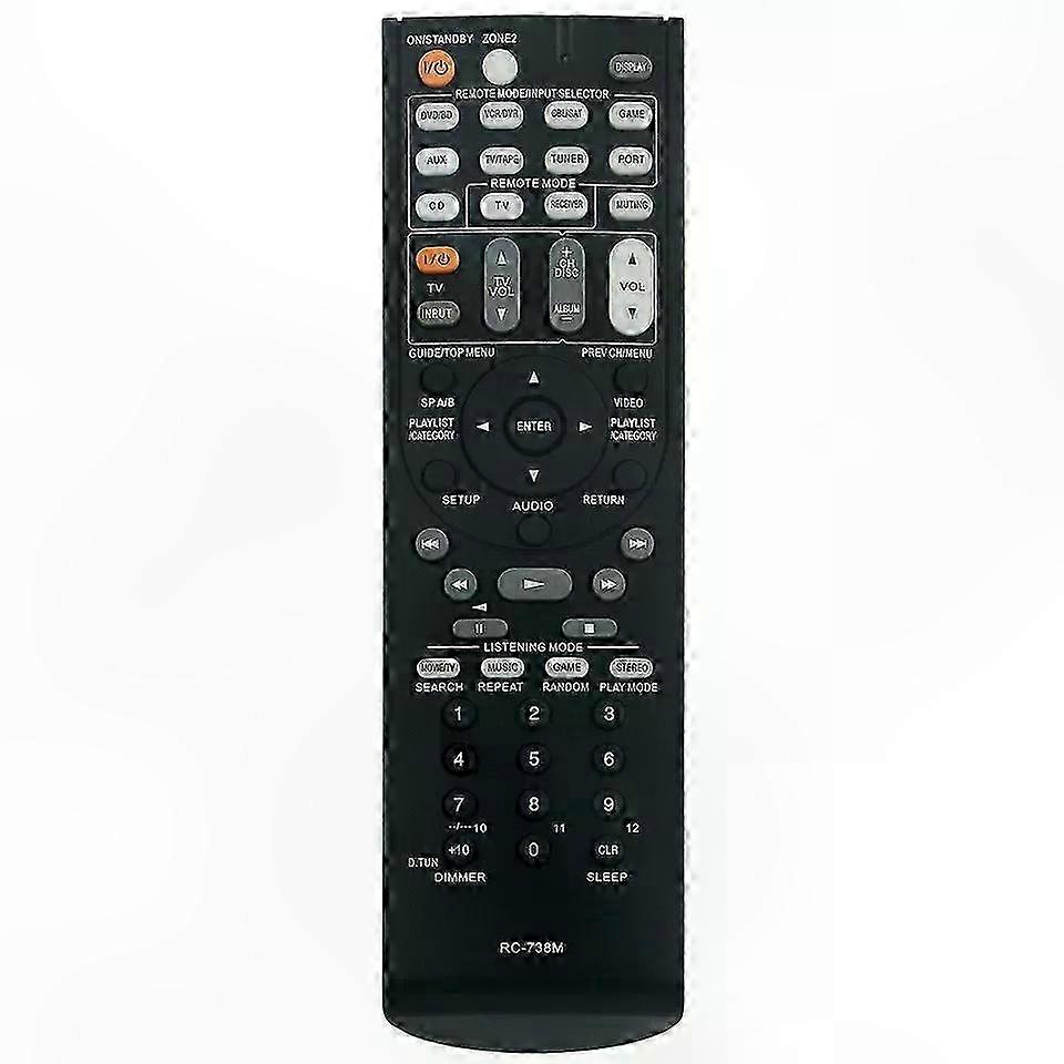 New RC-738M Remote Control Replacement for Onkyo AV Receiver TX-SR607B TXSR607B