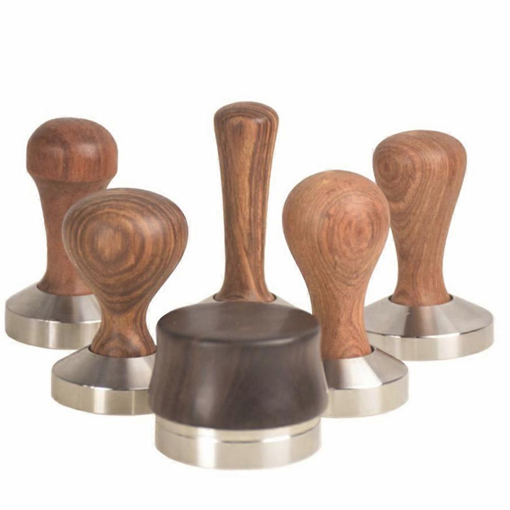 Coffee Tamper Pearwood Practical Pressing Hammer 2Pcs for Coffee
