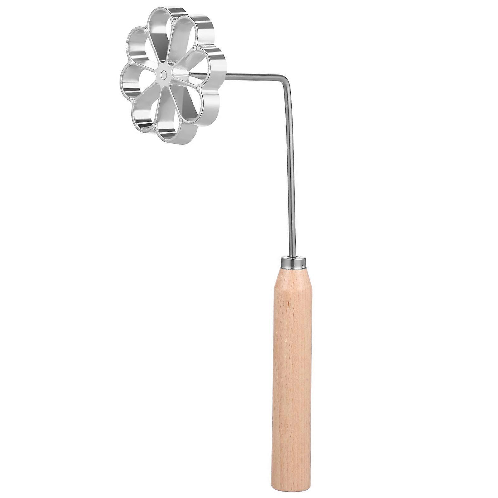 Waffle Mold With Handle 3Pcs Aluminium Alloy For Baking Enthusiasts Beautiful Design Suitable For Home Bakers