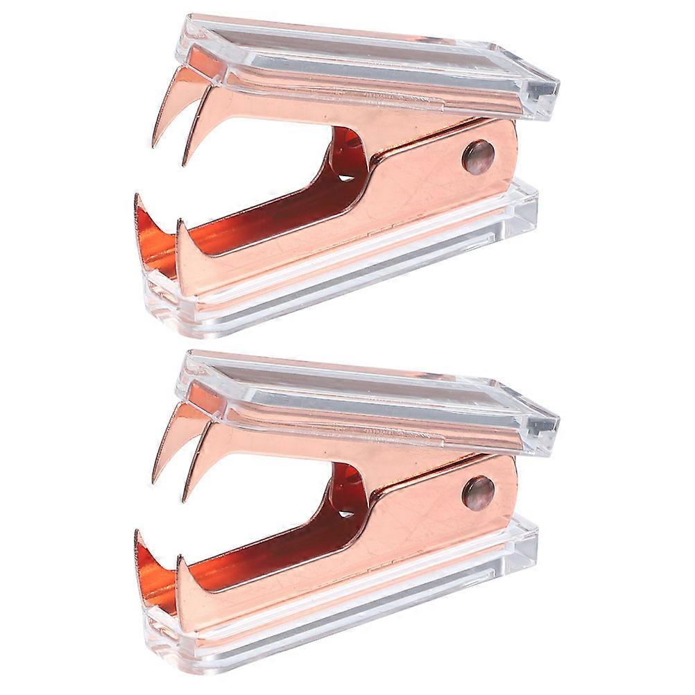 Office Stapler Remover For Students 6 Pcs Sleek ABS Metal Practical Design Perfect For Home And Classroom