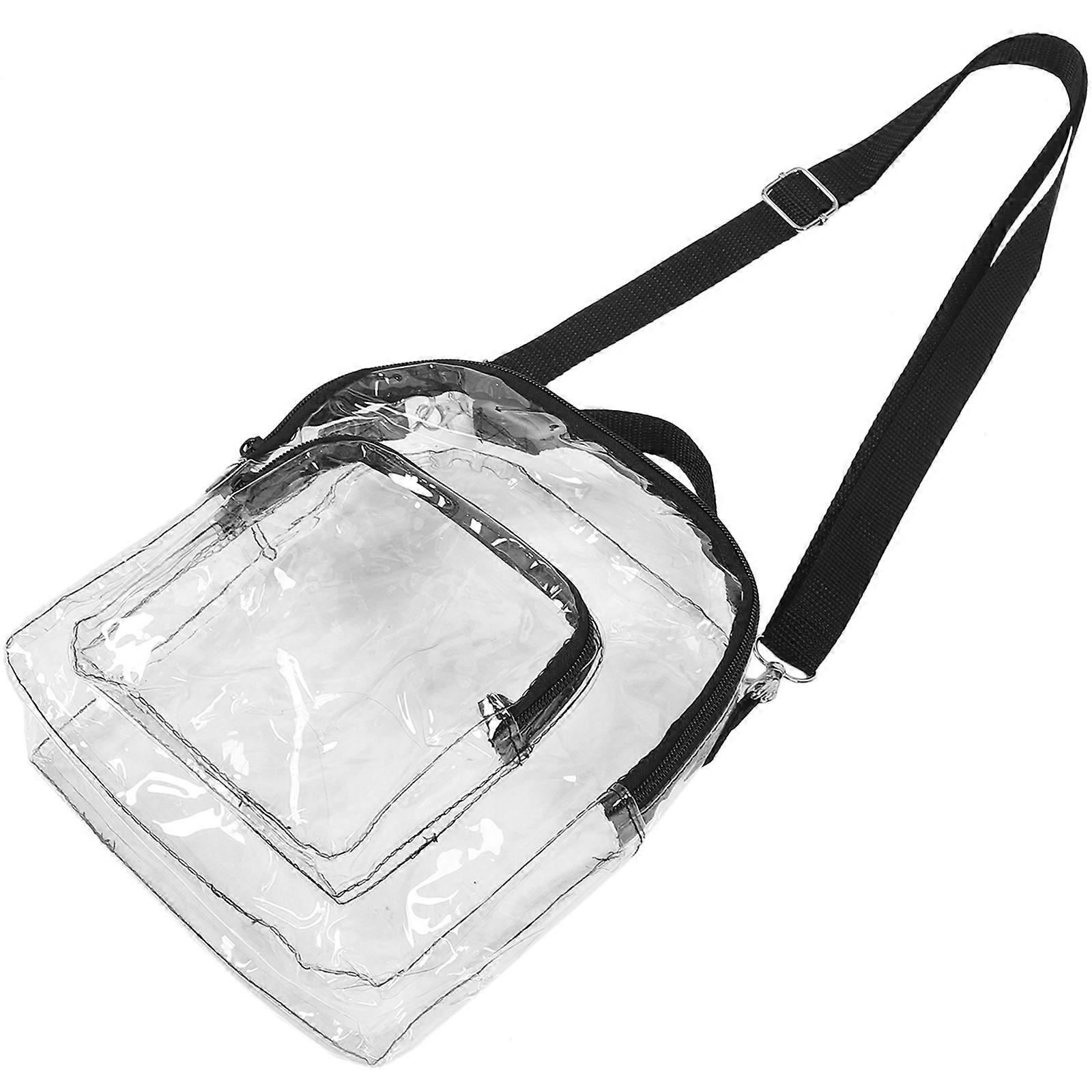 Transparent Shoulder Bag 1Set Square Shape Waterproof Bag Assorted Color For Date