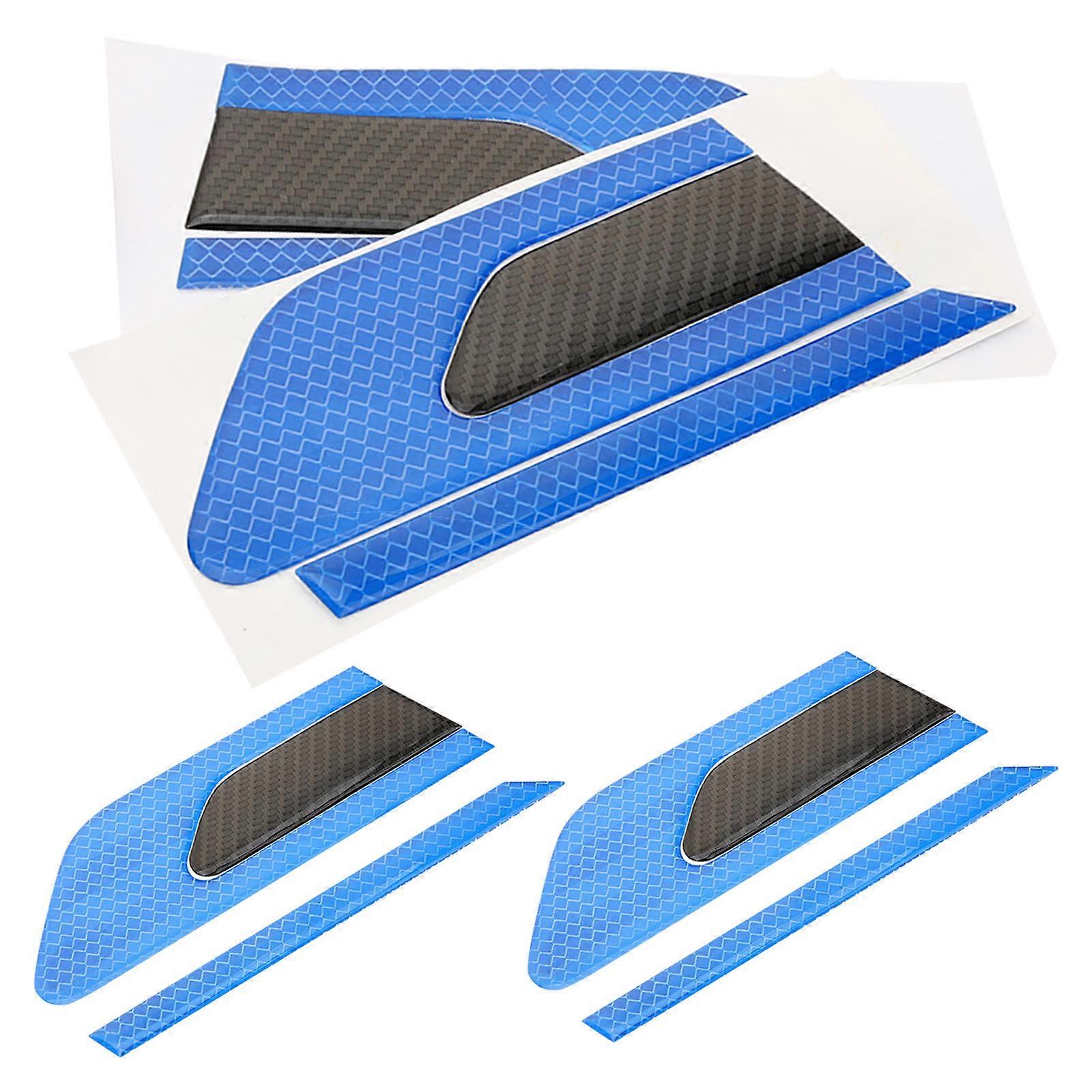 Reflective Stickers 16 Pcs for Car Outdoor Use Safety Warning Blue Color Windproof and Rainproof