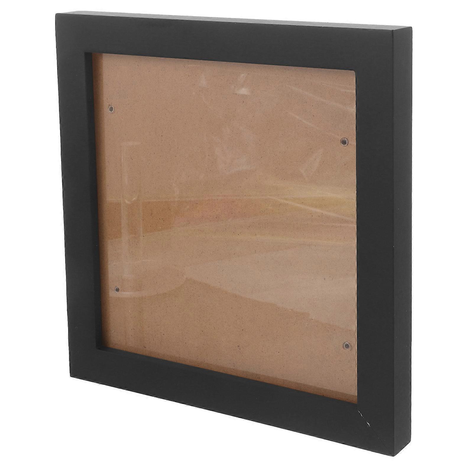 Square Embroidery Frame for Decoration with 2Pcs Durable Wood Picture Frames