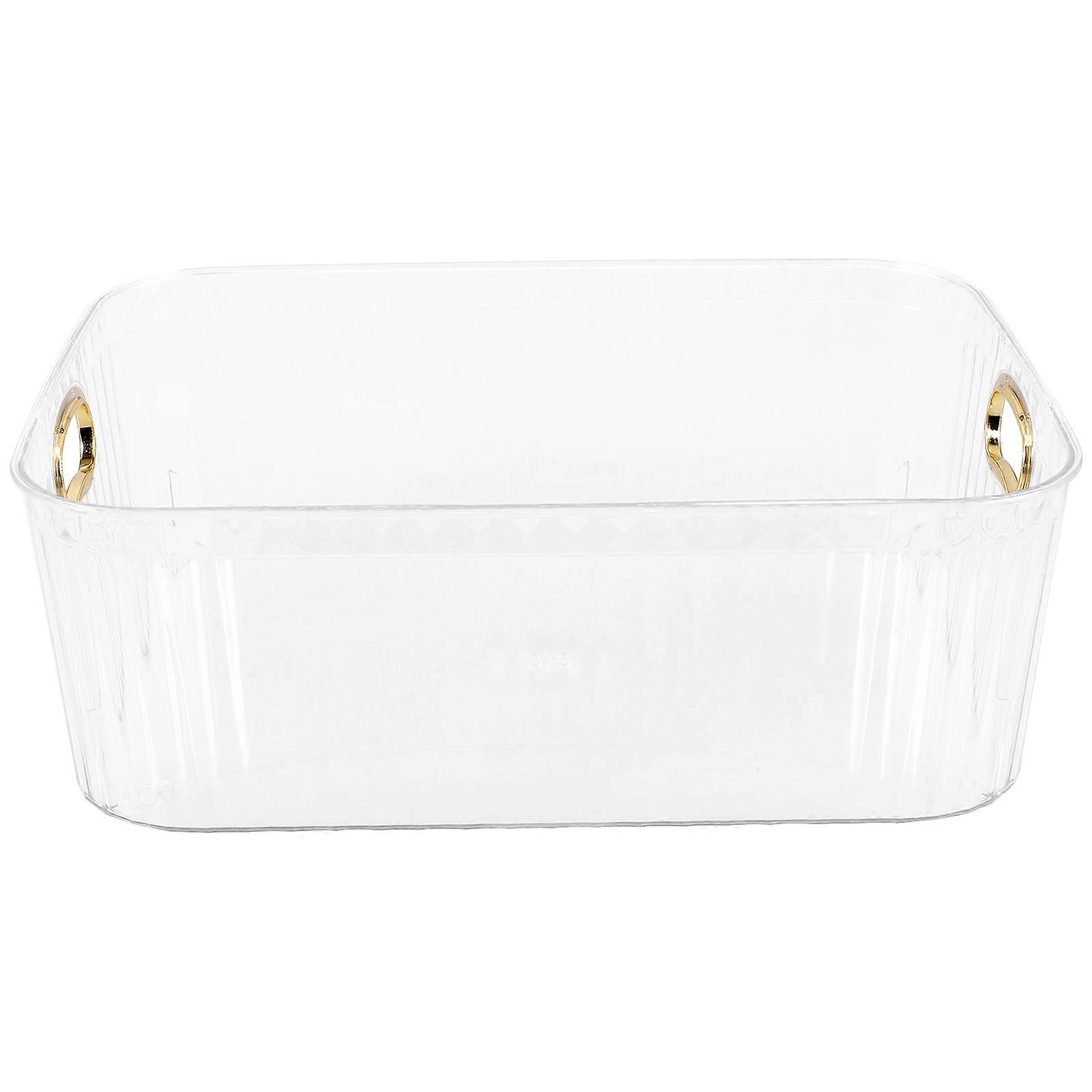 Sundry Organizer Desktop Storage Box for Storage 2Pcs Transparent Cases