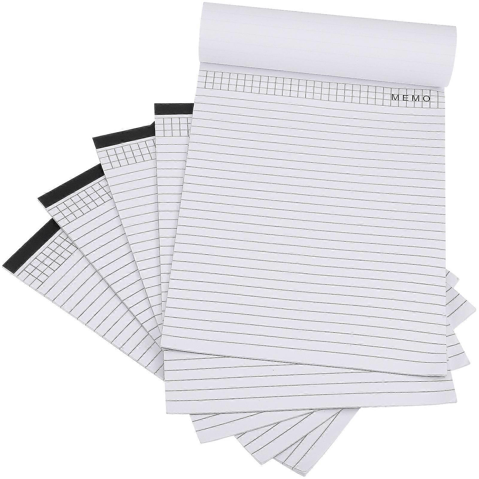 Tearable Notebook A4 Multipurpose Meeting Recording Books White Paper Material for Office Use 5Pcs